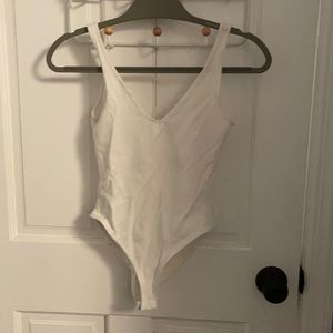 V neck tank bodysuit